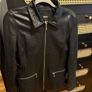 Vintage Black Genuine Leather Jacket